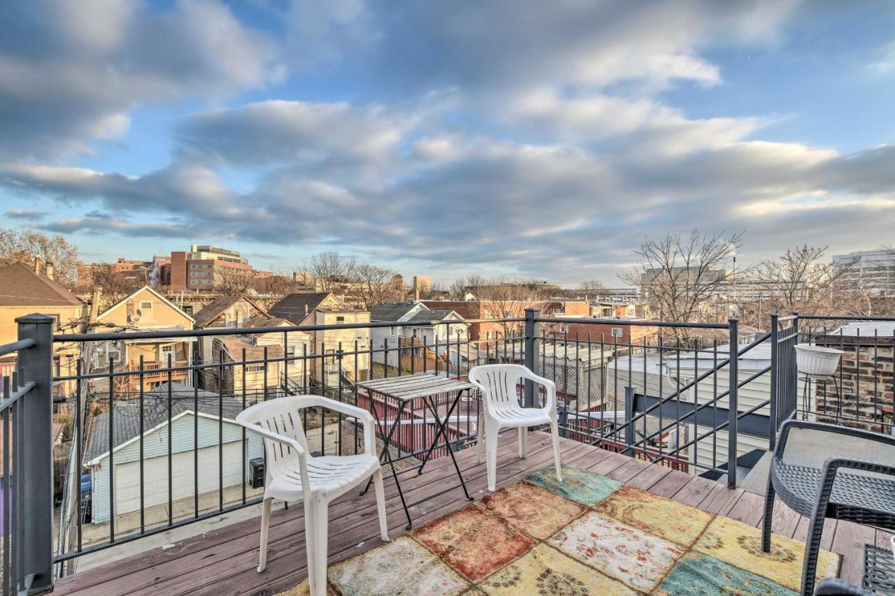 Chicago Condo With Balcony Walk To Cta Stations! Exterior photo